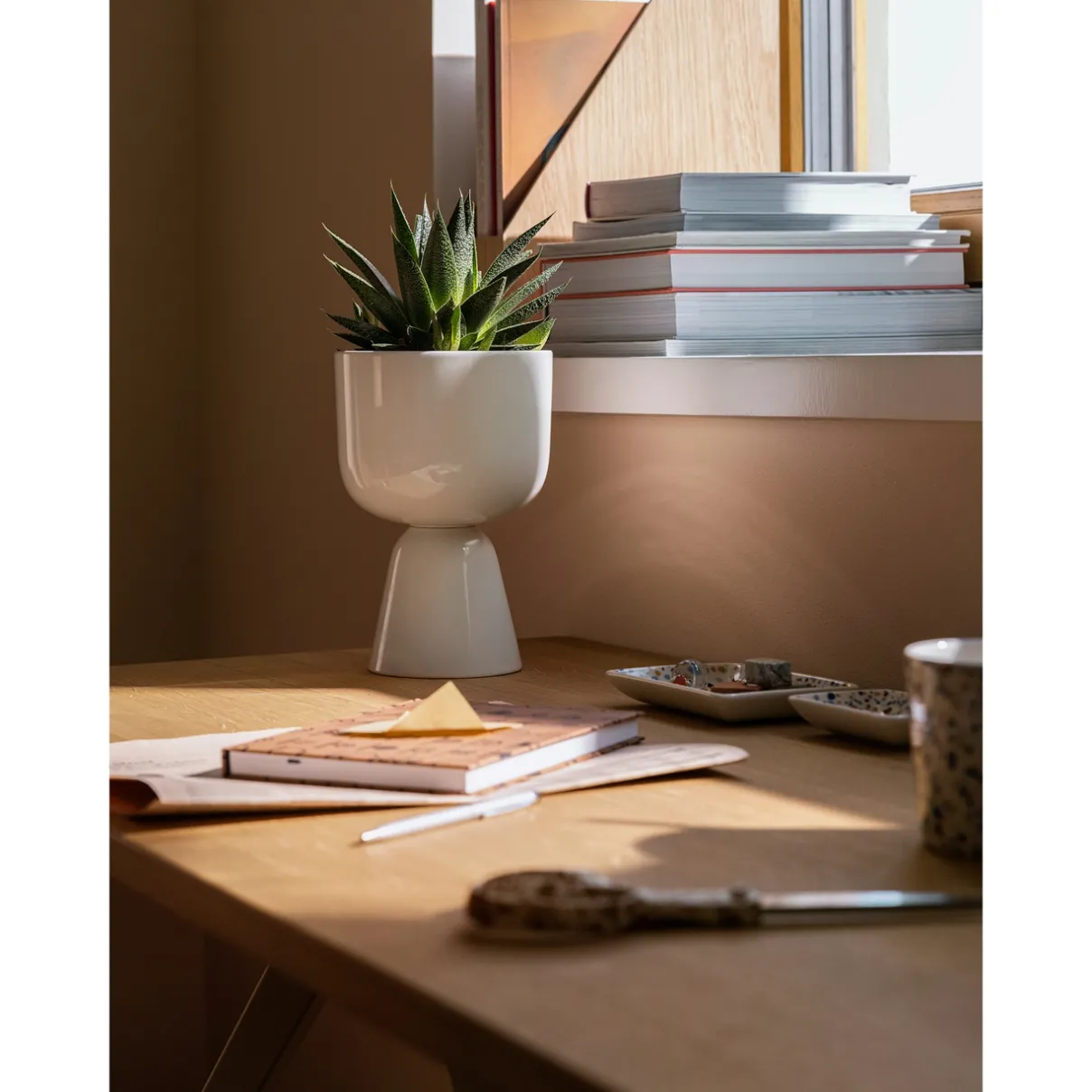 Outlet IITTALA A6 lautanen 10x15cm Helle Sini-ruskea