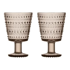 New IITTALA Jalkalasi 26cl 2kpl Pellava