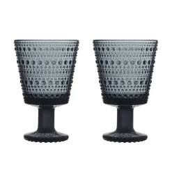 IITTALA Jalkalasi 26cl 2 kpl Tummanharmaa