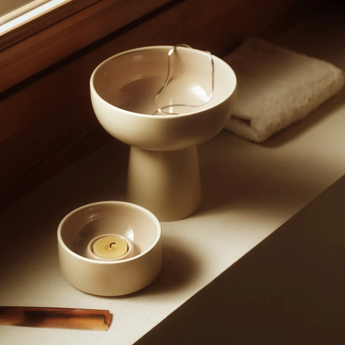 Clearance IITTALA Kynttilälyhty 11x5 cm beige