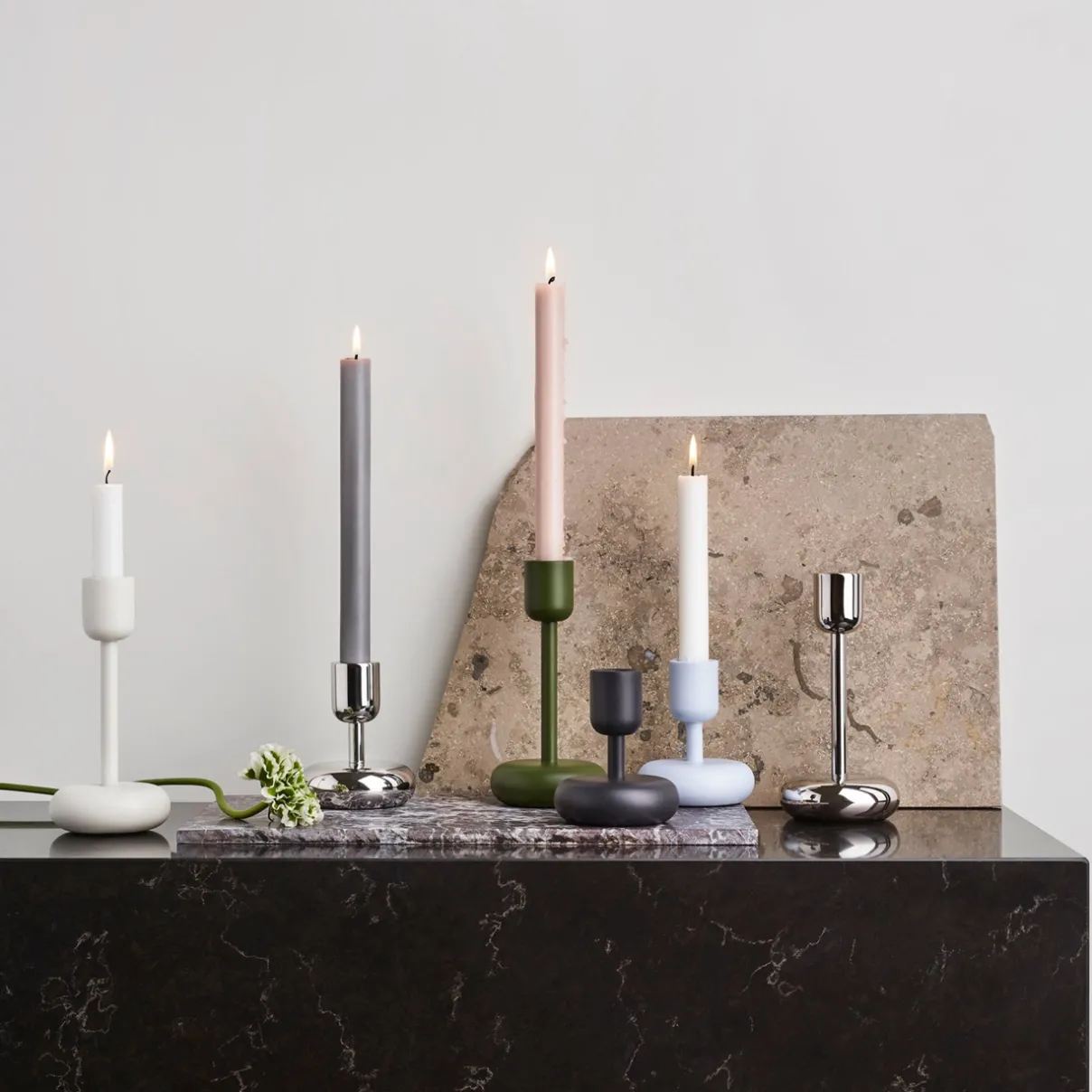 Clearance IITTALA Kynttilänjalka 183mm teräs