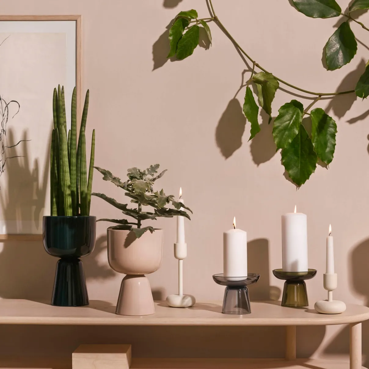 Hot IITTALA Kynttilänjalka 107mm Valkoinen