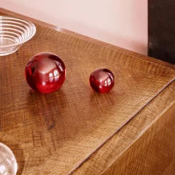 New IITTALA Lasipallo 5cm karmiininpunainen