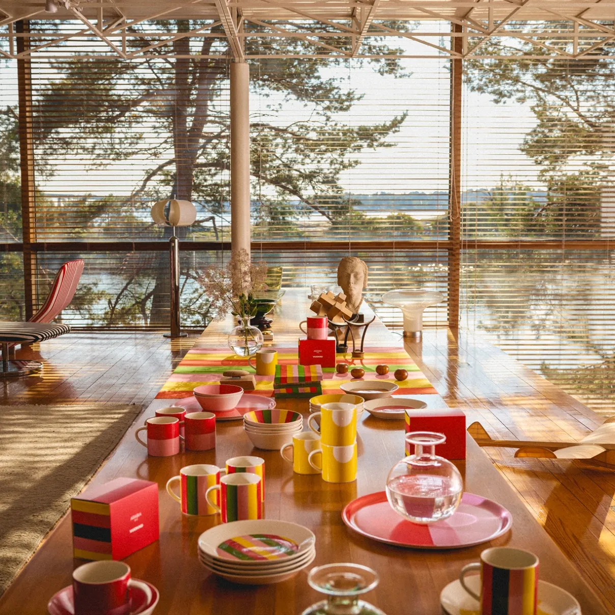 Discount IITTALA Lautanen 21cm Pieni 4-raita Monivärinen