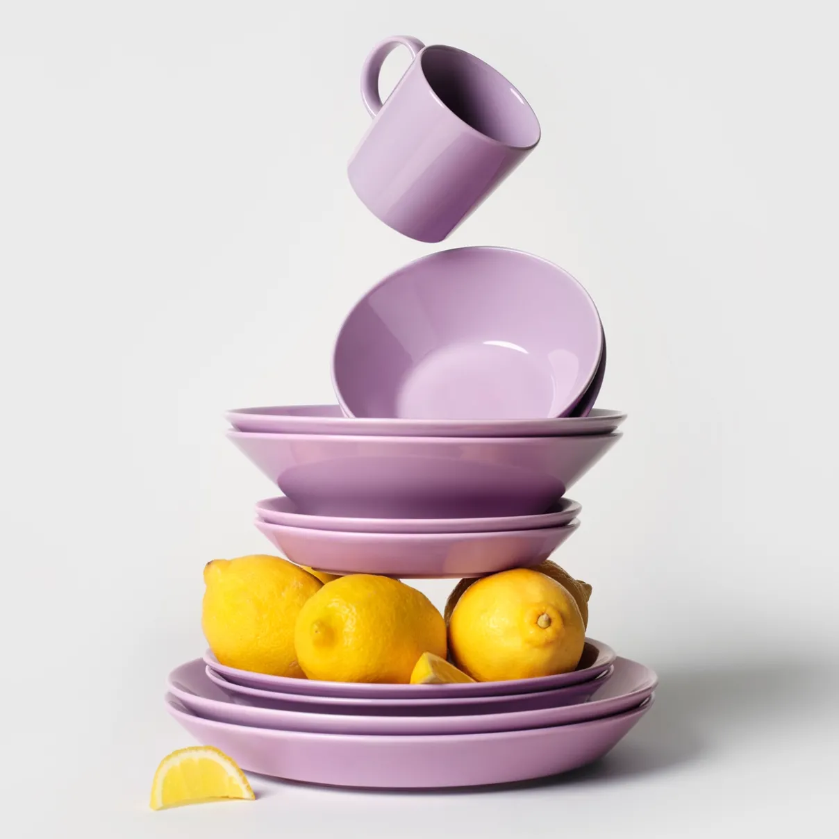 New IITTALA Lautanen 26cm vaalea lila Vaalean lila