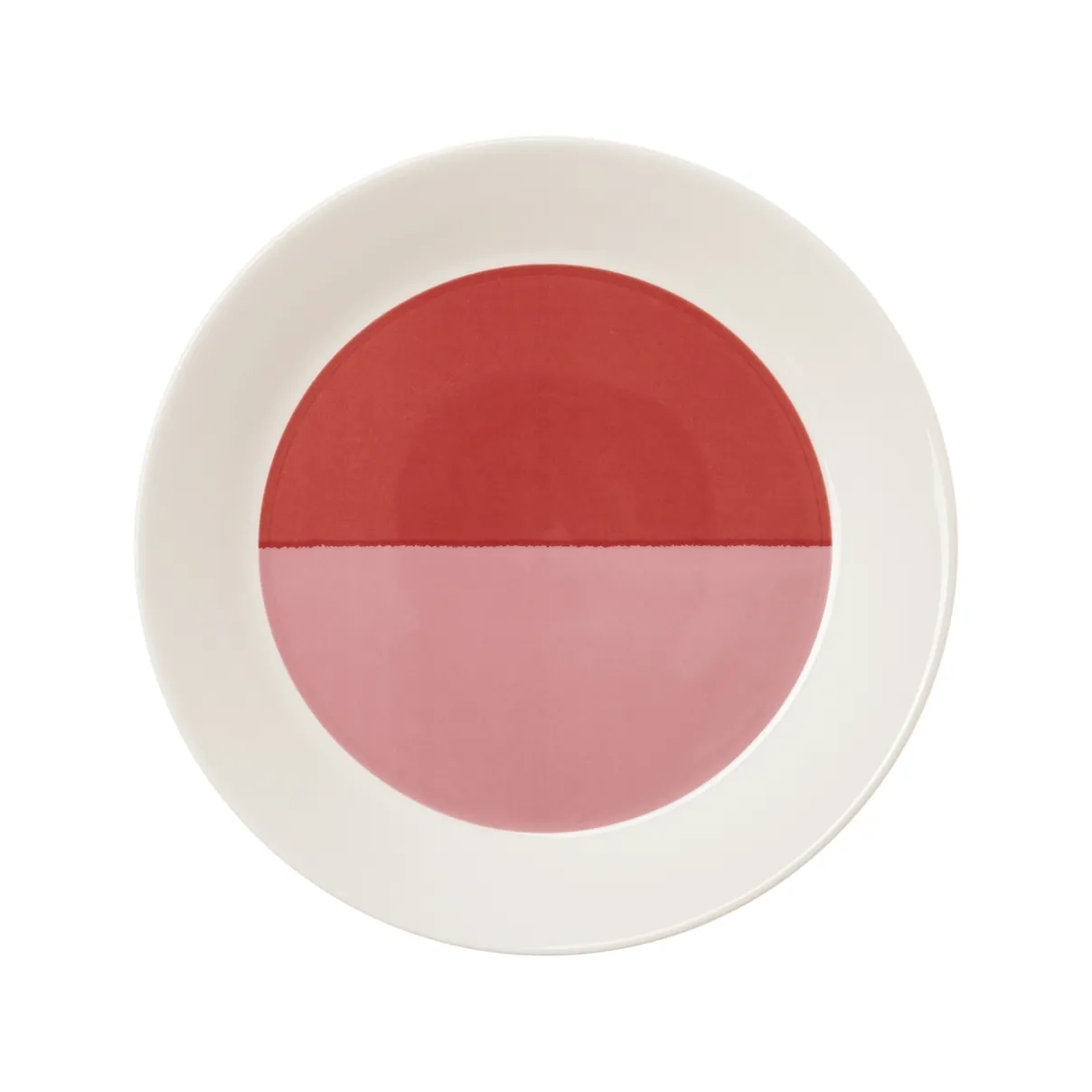 Outlet IITTALA Lautanen 21cm 2-väri pinkki-punainen Vaaleanpunainen
