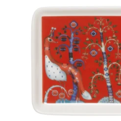 Best IITTALA Lautanen suorakaide 12x24cm punainen Musta