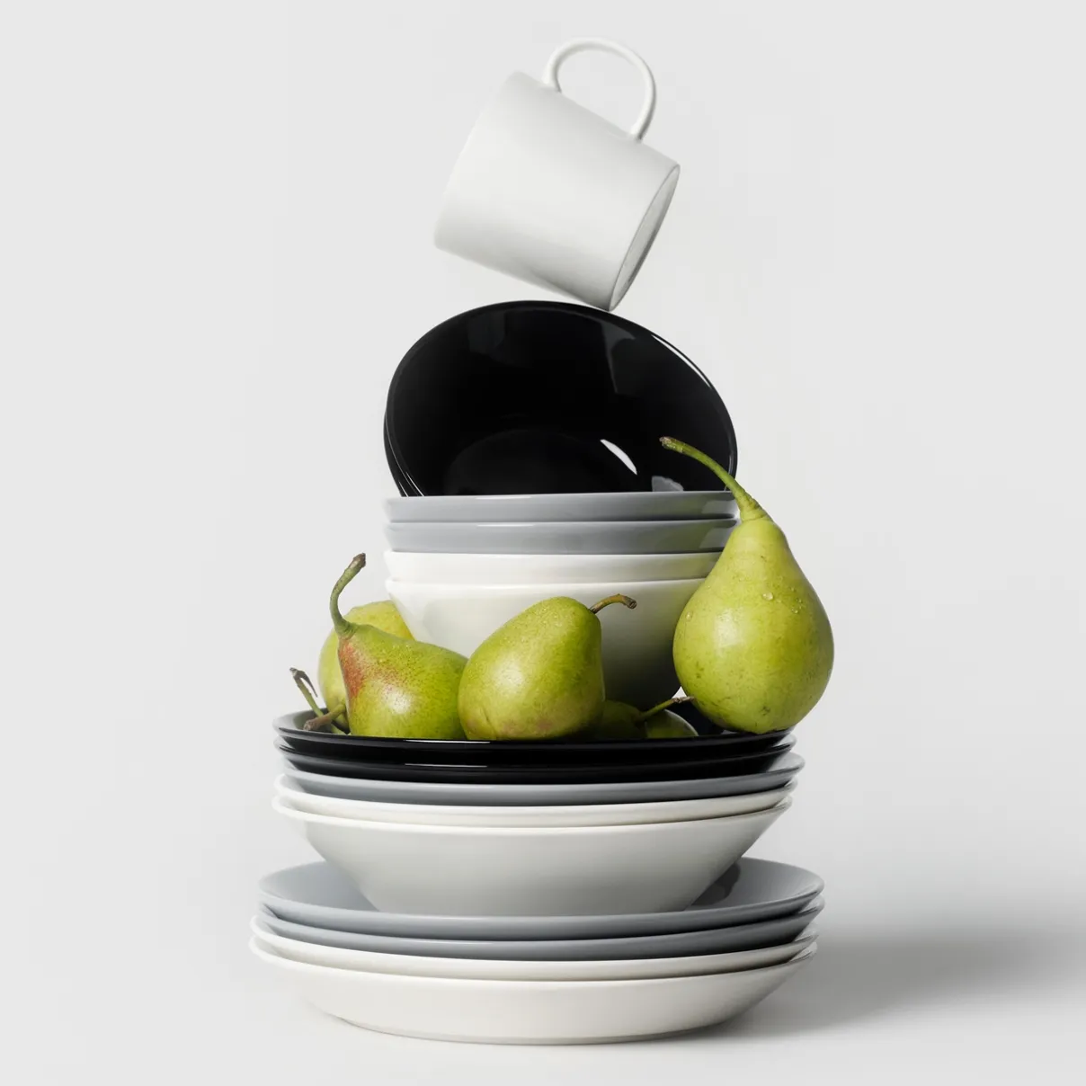 Clearance IITTALA Lautanen syvä 21cm Helmenharmaa