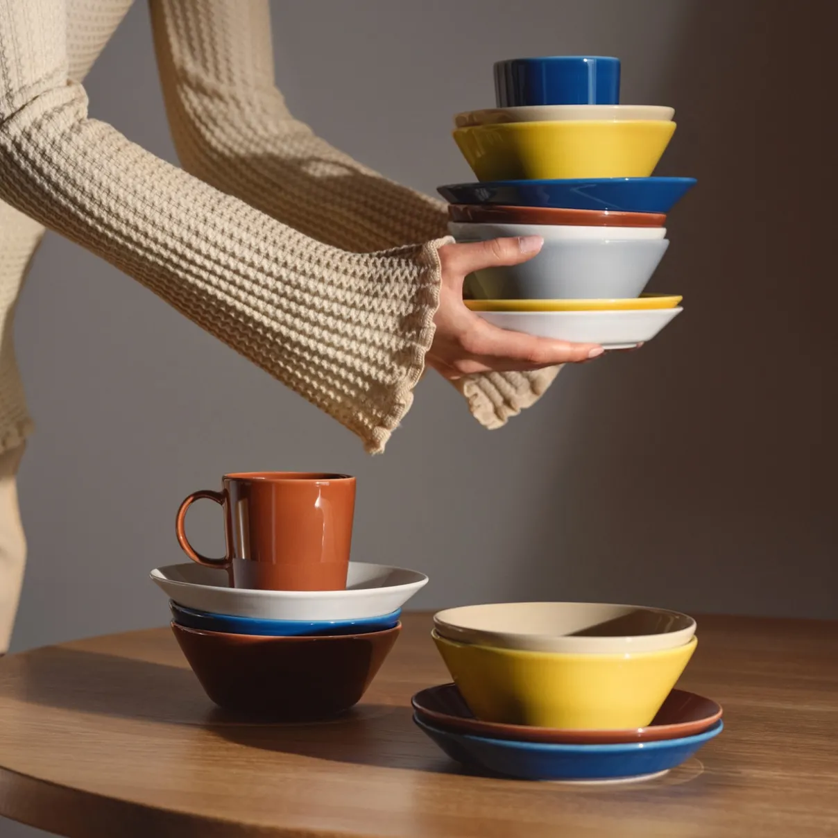 IITTALA Lautanen syvä 21cm Vintage sininen