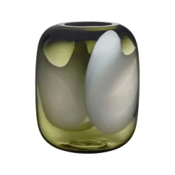 New IITTALA Maljakko 200mm sammaleenvihreä/opaali