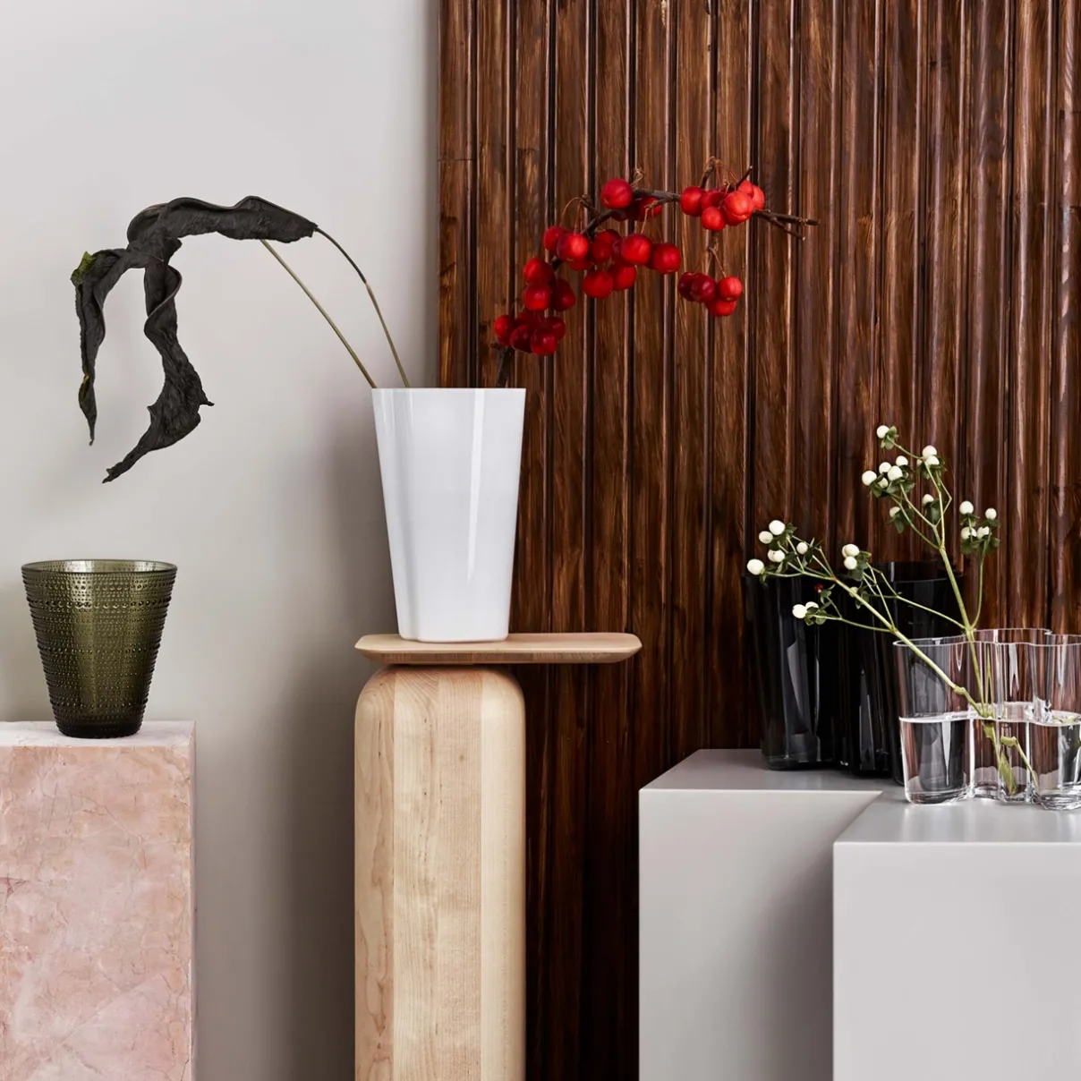 Outlet IITTALA Maljakko 220mm Valkoinen