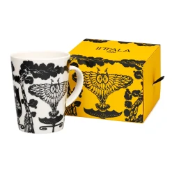 Hot IITTALA Muki 0,4L Uni musta ja valkoinen, lahjapakkaus