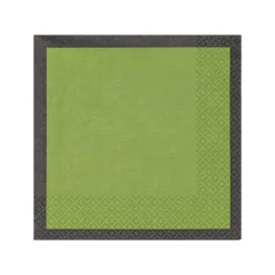 New IITTALA Paperiservetti 33x33cm sammaleenvihreä-musta Sammaleenvihreä-musta