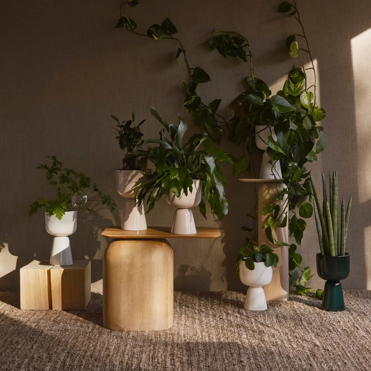 New IITTALA Ruukku jalallinen S Beige