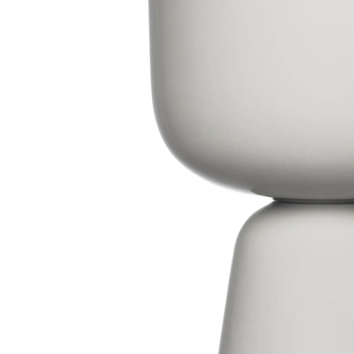 IITTALA Ruukku vaalean jalallinen L Harmaa